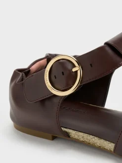 Caged Flat Espadrilles