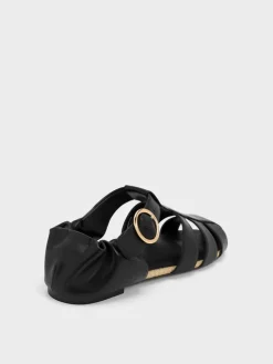 Caged Flat Espadrilles