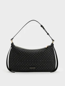 Calla Woven Shoulder Bag