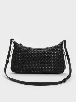 Calla Woven Shoulder Bag
