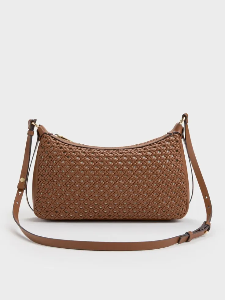 Calla Woven Shoulder Bag