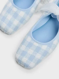 Camila Gingham Mary Jane Flats