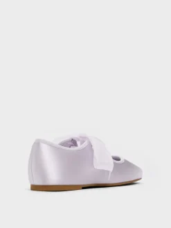 Camila Satin Mary Jane Flats