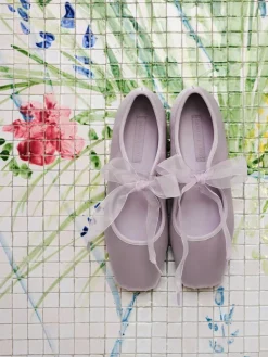 Camila Satin Mary Jane Flats