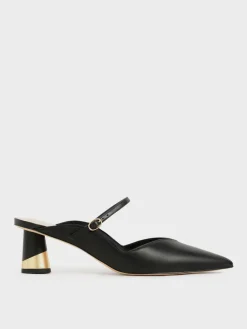 Cammie Metallic-Heel Mules