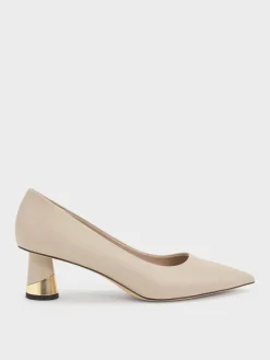 Cammie Metallic-Heel Pumps