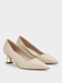 Cammie Metallic-Heel Pumps