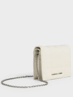 Cassia Quilted Wallet On Chain