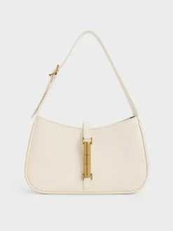 Cesia Metallic-Accent Shoulder Bag