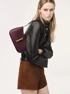 Cesia Metallic-Accent Shoulder Bag
