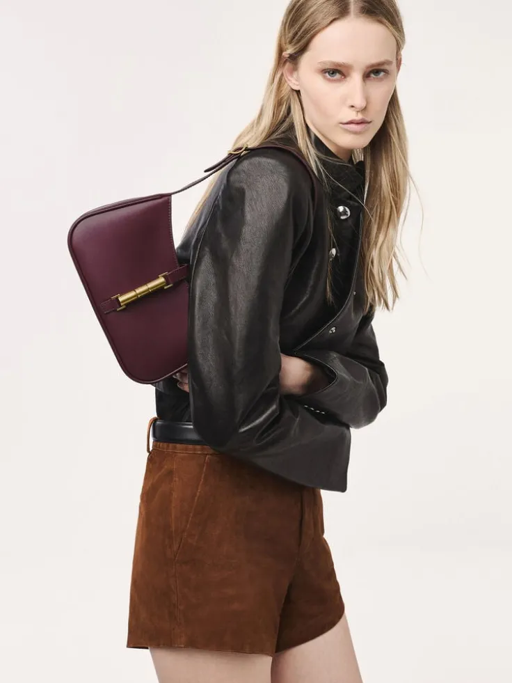 Cesia Metallic-Accent Shoulder Bag