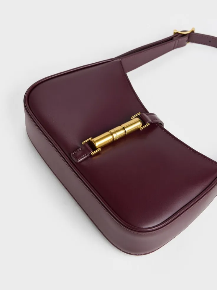Cesia Metallic-Accent Shoulder Bag