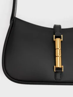 Cesia Metallic-Accent Shoulder Bag