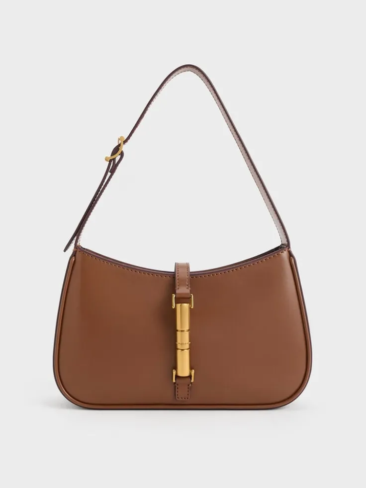 Cesia Metallic-Accent Shoulder Bag