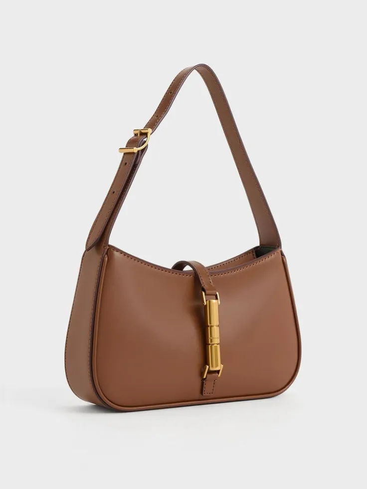 Cesia Metallic-Accent Shoulder Bag