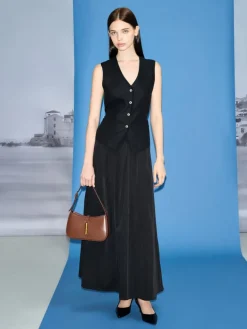 Cesia Metallic-Accent Shoulder Bag