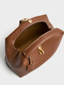Chance Turn-Lock Bucket Bag