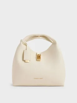 Chance Turn-Lock Bucket Bag