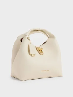 Chance Turn-Lock Bucket Bag