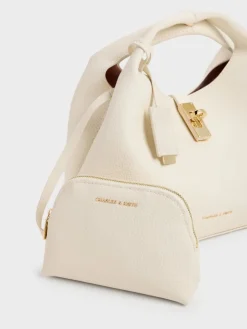 Chance Turn-Lock Bucket Bag
