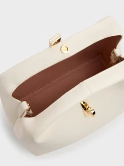 Chance Turn-Lock Bucket Bag