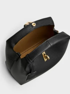 Chance Turn-Lock Bucket Bag