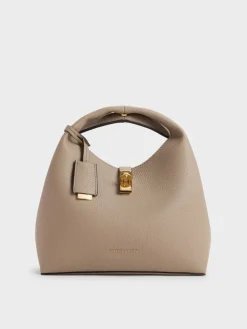 Chance Turn-Lock Bucket Bag