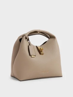 Chance Turn-Lock Bucket Bag