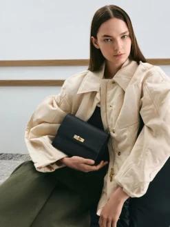Chance Turn-Lock Crossbody Bag