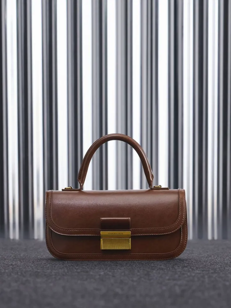 Charlot Elongated Top Handle Bag
