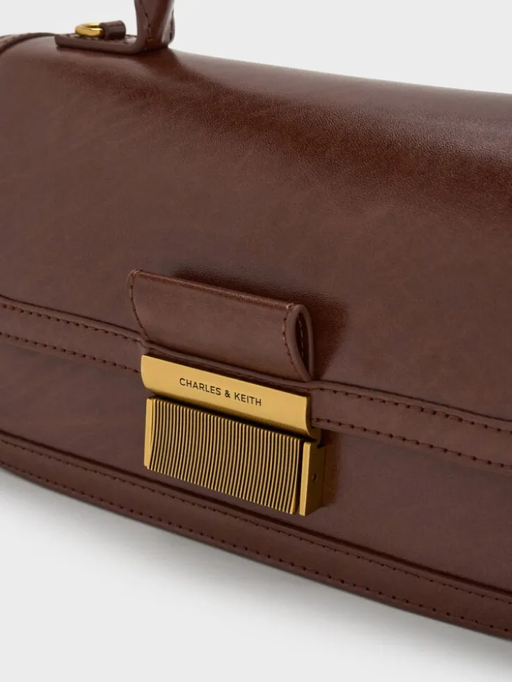 Charlot Elongated Top Handle Bag