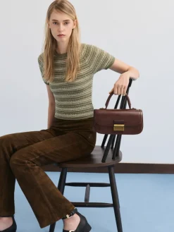 Charlot Elongated Top Handle Bag