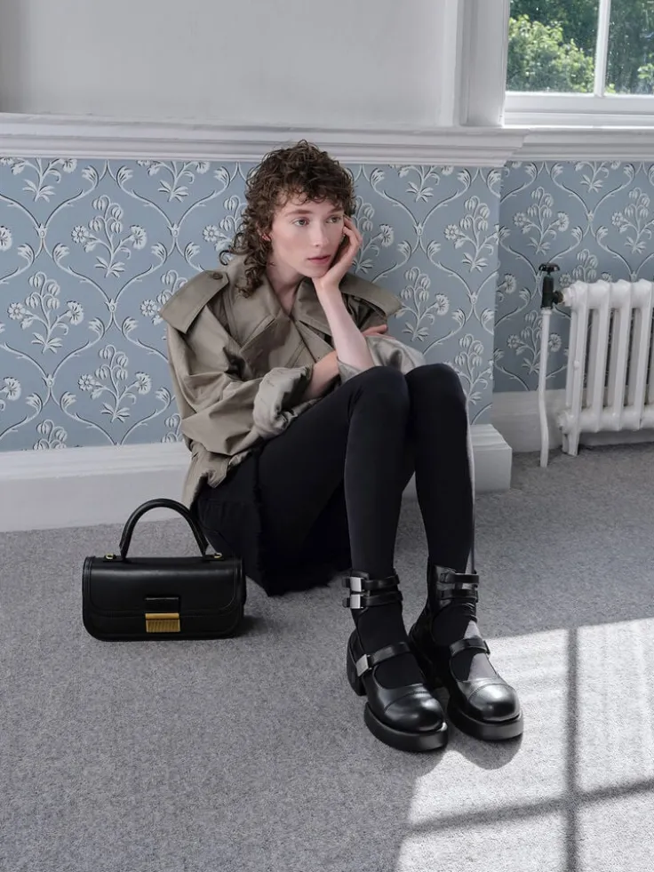 Charlot Elongated Top Handle Bag