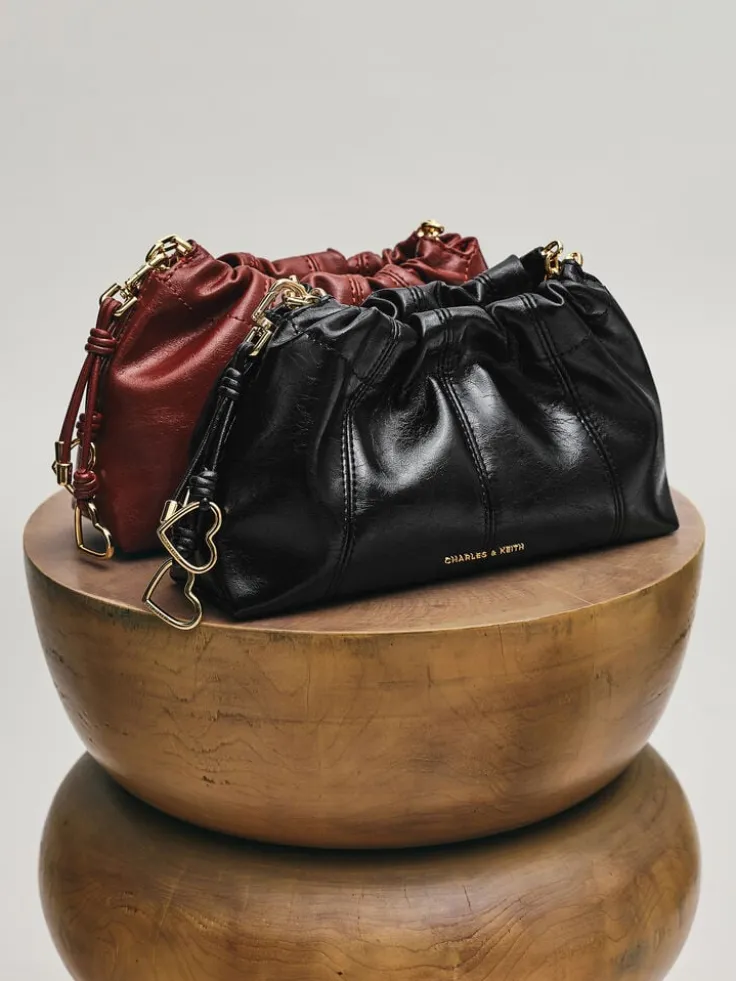 Ciara Ruched Crossbody Bag