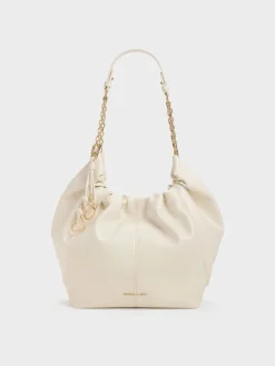 Ciara Ruched Hobo Bag