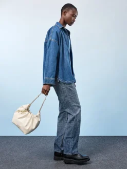 Ciara Ruched Hobo Bag
