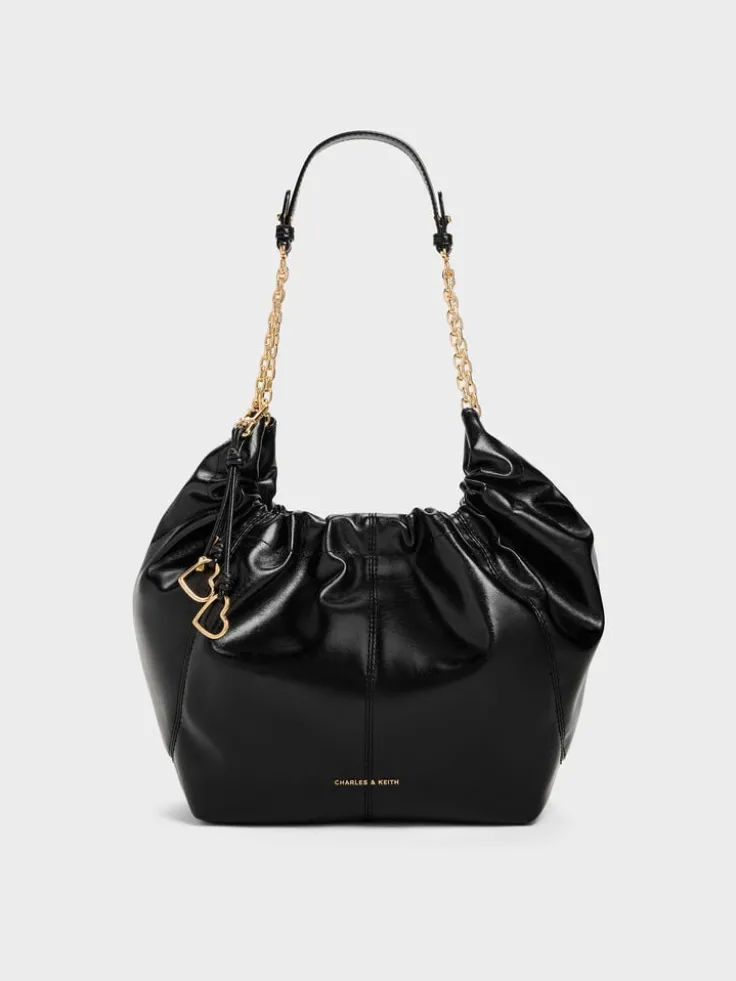 Ciara Ruched Hobo Bag