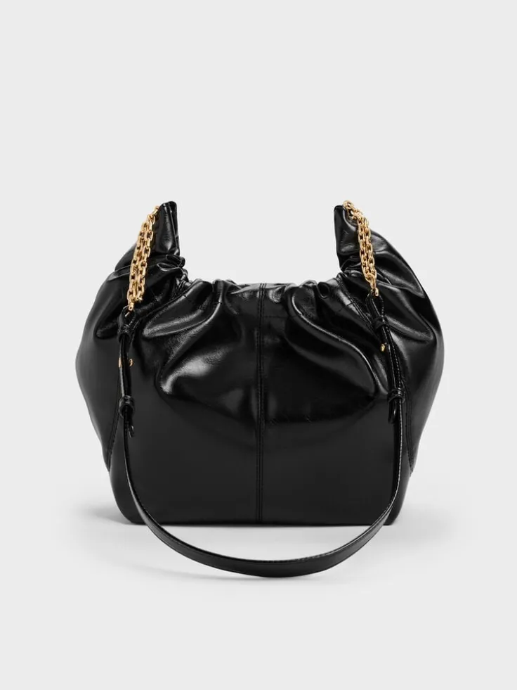 Ciara Ruched Hobo Bag
