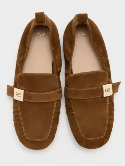 Cody Suede Ruched Loafers
