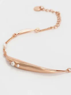 Corrine Pearl Sculptural Bracelet