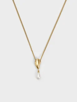 Corrine Teardrop Pearl Necklace