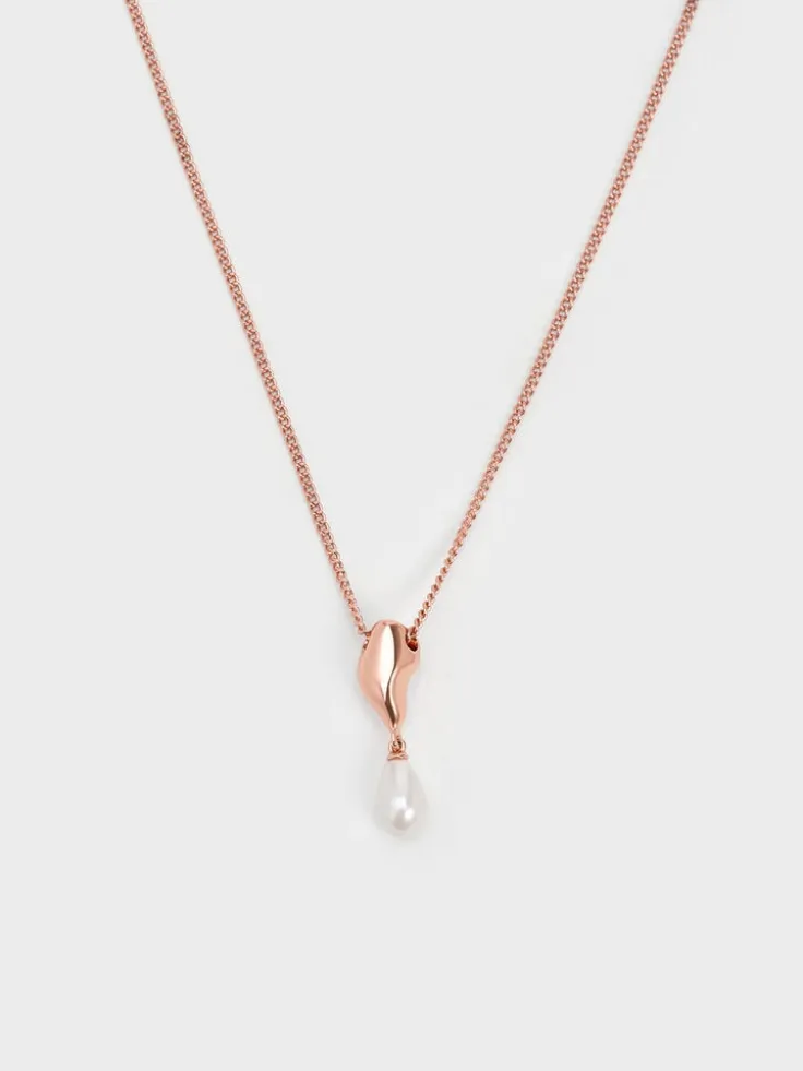 Corrine Teardrop Pearl Necklace