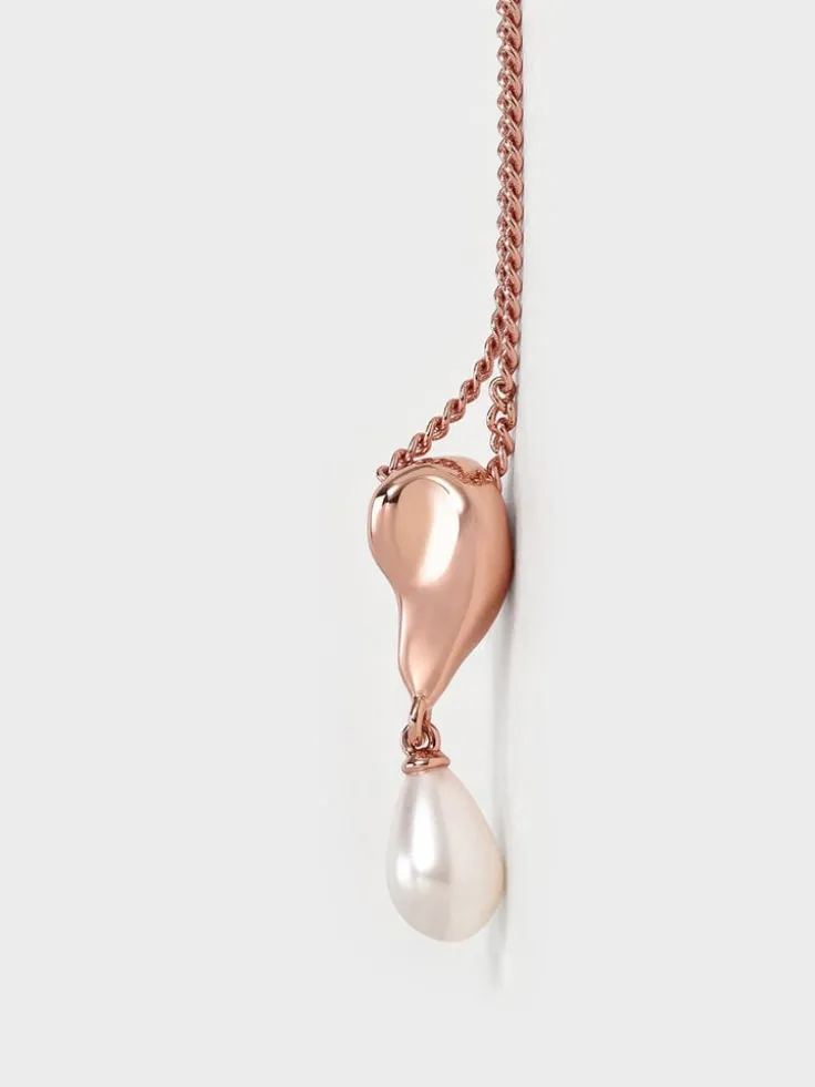 Corrine Teardrop Pearl Necklace