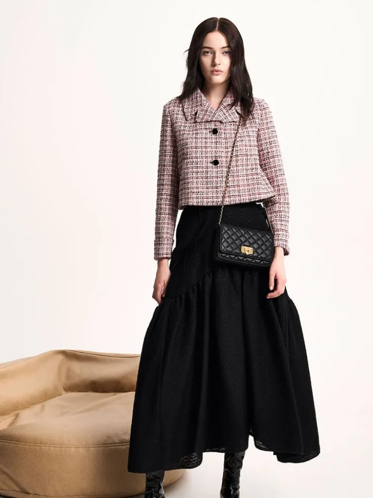 Cressida Quilted Push-Lock Clutch