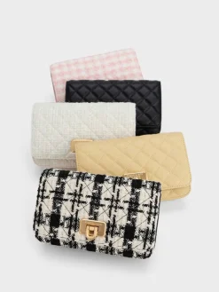 Cressida Quilted Push-Lock Clutch