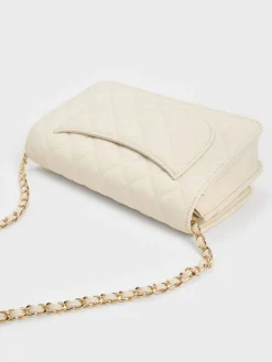 Cressida Quilted Push-Lock Clutch