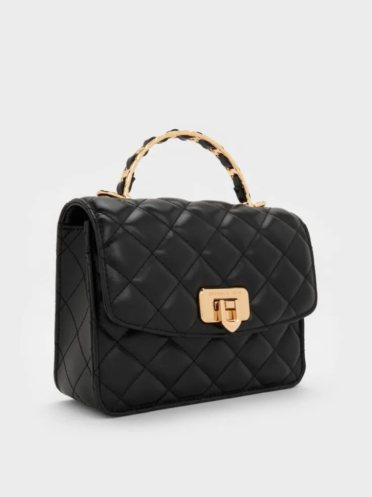 Cressida Quilted Top Handle Bag