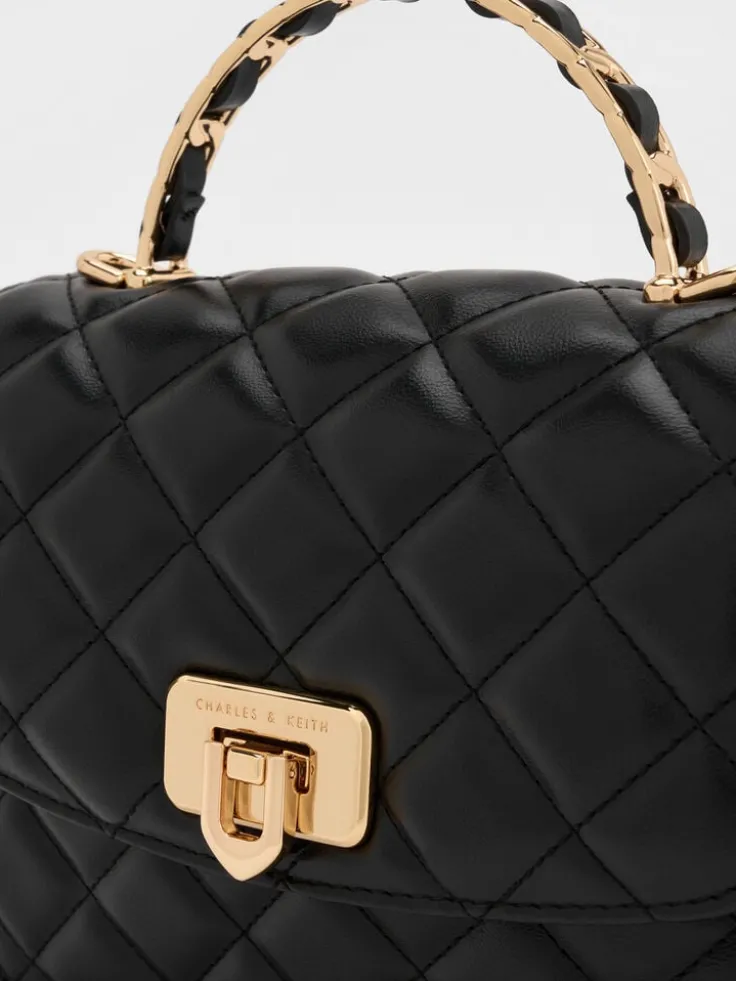 Cressida Quilted Top Handle Bag