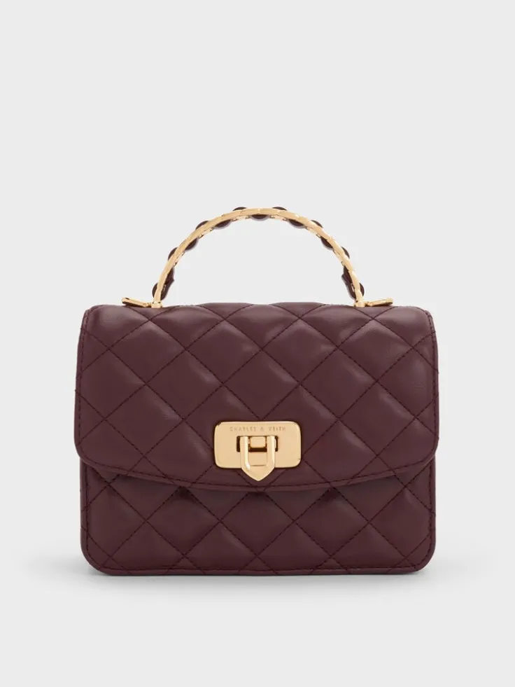Cressida Quilted Top Handle Bag