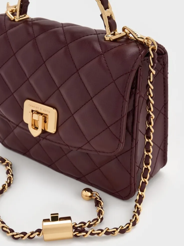 Cressida Quilted Top Handle Bag